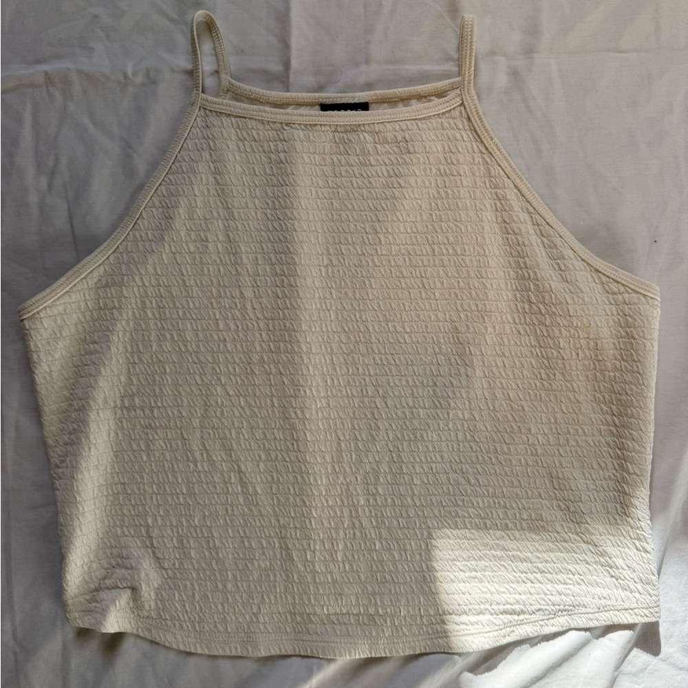 Torrid Cream Textured Camisole Top